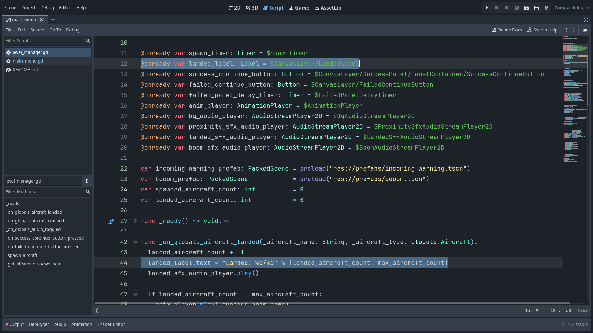 Godot Imperative UI Update